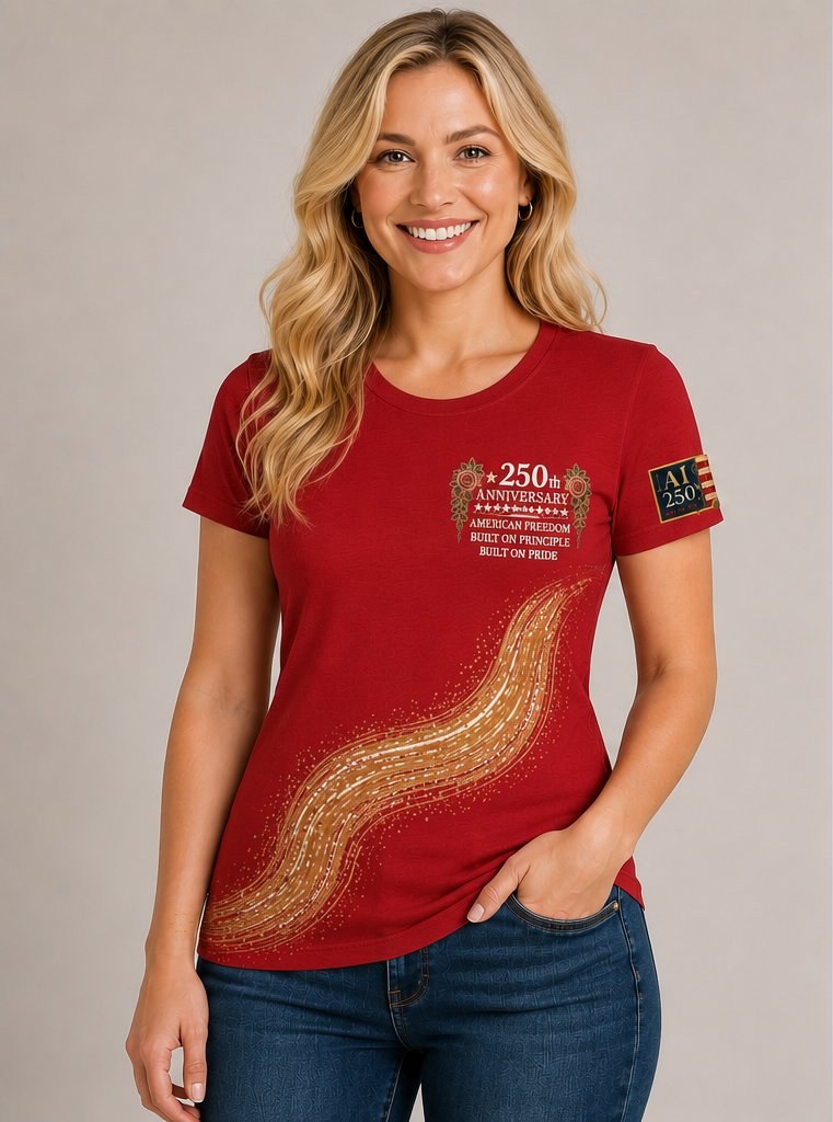 FREEDOM 250th Anniversary Tee - Red Front